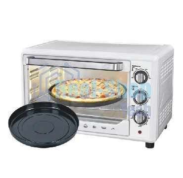 Мини-печь Sakura SA-7001WP 35л, духовка 1600Вт, механ.управление, 3 режима работы духовки (верх, низ, верх+низ), таймер на 60 минут, регулировка температуры духовки, комплектация - металлическая решетка, противень, круглая форма для выпечки (230х50 мм), у