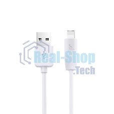 Кабель USB HOCO X1 Rapid, USB - Lightning, 2.1А, 1м, белый