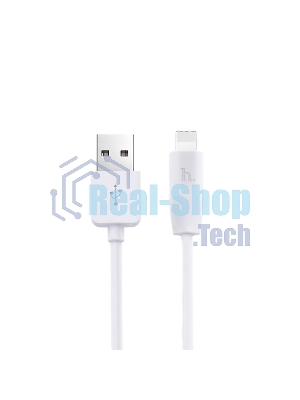 Кабель USB HOCO X1 Rapid, USB - Lightning, 2.1А, 1м, белый