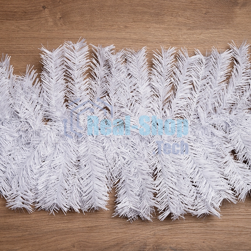 Белоснежный еловый шлейф Neon-night 2,7м