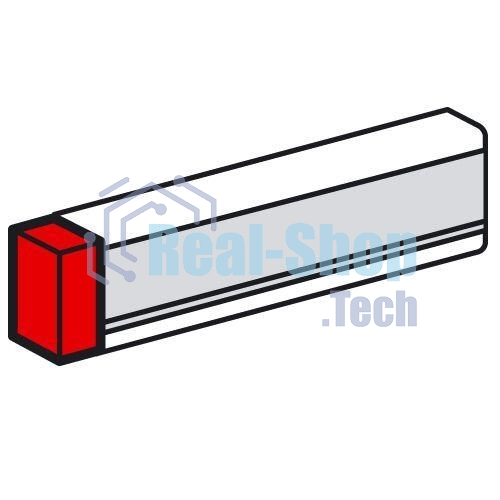 Заглушка 100х50мм METRA Leg 638035