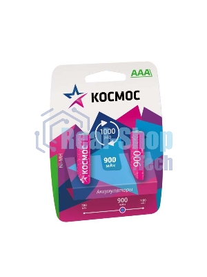 Аккумулятор R03 NI-MN 900 мАч BP-2 (блист.2шт) Космос KOCR03NIMH(900MAH) ЦЕНА ЗА 1 шт
