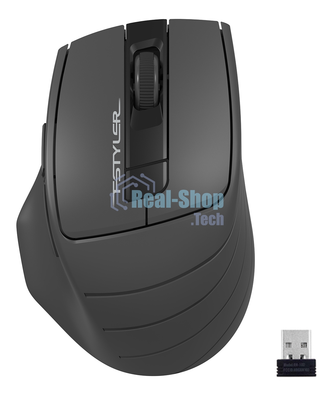 Мышь беспроводная A4Tech Fstyler FG30S серый, 2000 dpi, радиоканал, USB, кнопки - 6