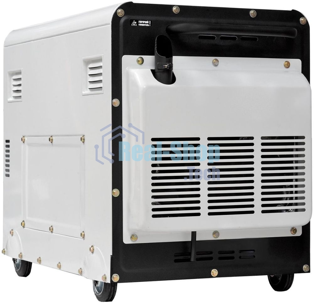 Электрогенератор дизельный Hyundai DHY 8000SE-3, 6.5 кВт, 72.6 дБ, 156 кг