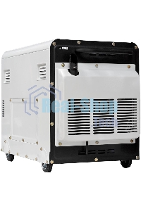 Электрогенератор дизельный Hyundai DHY 8000SE-3, 6.5 кВт, 72.6 дБ, 156 кг