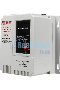 Стабилизаторы напряжения Ресанта АСН-1 500 Н/1-Ц 63/6/20 Стабилизатор Lux 220В±8%, Габариты 206х133х230, Вес 4,5кг