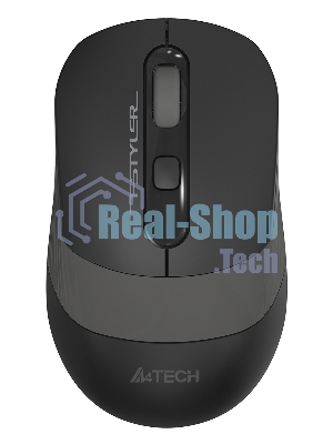 Мышь беспроводная A4Tech Fstyler FG10S черный/серый, 2000 dpi, радиоканал, USB, кнопки - 4