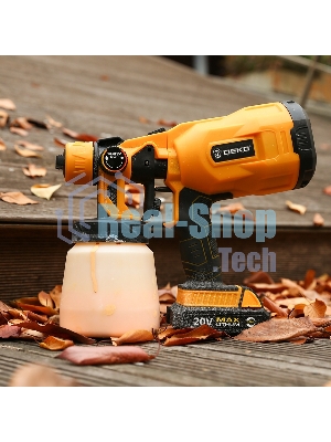 Краскопульт электрический Deko DKSG20K2 120Вт бак:800мл 100-200мл/мин