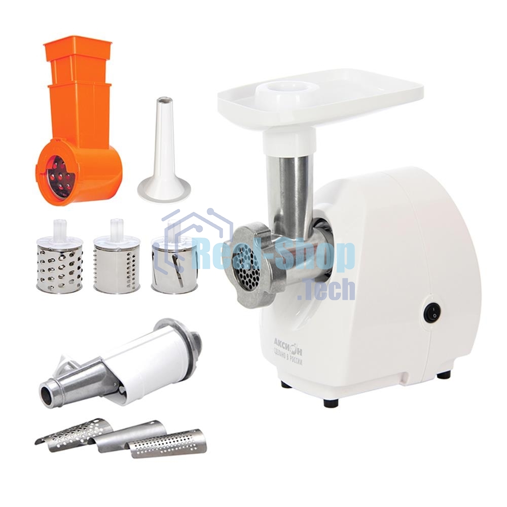 Мясорубка электрическая Аксион М25.02 1500Вт белый