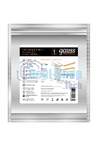 Лента светодиодная Gauss Elementary 2835 -SMD 4.8W 12V DC теплый белый IP66 (ZIP bag 5m)