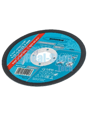 Круг отрезной по металлу Gross SWA60TBF 115x1.0x22.2мм 74361