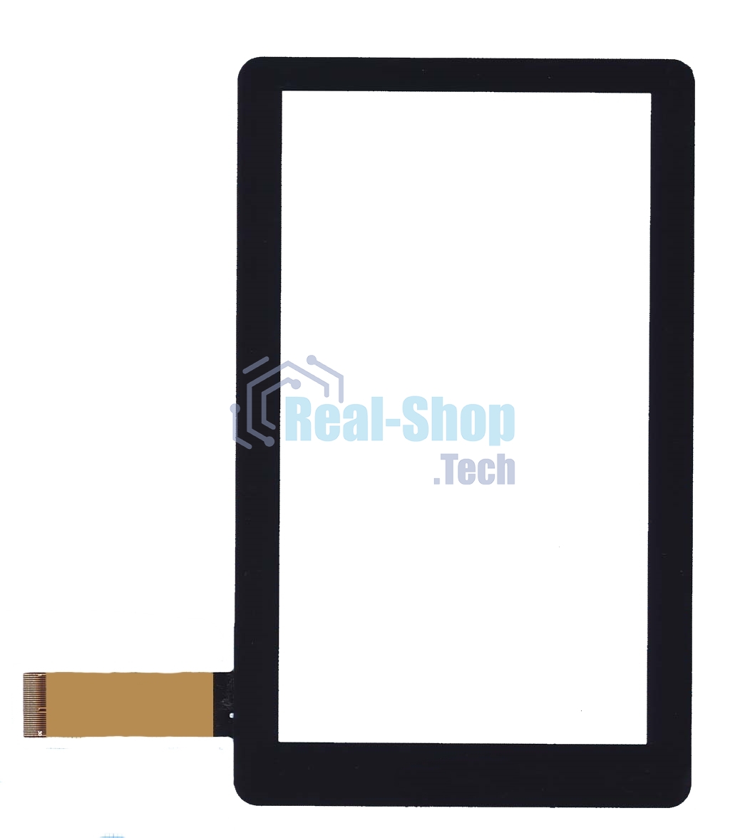 Сенсорное стекло (тачскрин) Ritmix 7, черное