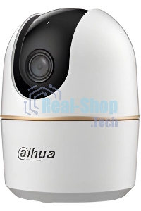 Мини-PT IP-видеокамера Dahua DH-IPC-H4AP-0360B с Wi-Fi 2.4ГГц 4Мп, 1/3” CMOS, объектив 3.6мм, видеоаналитика, ИК до 10м