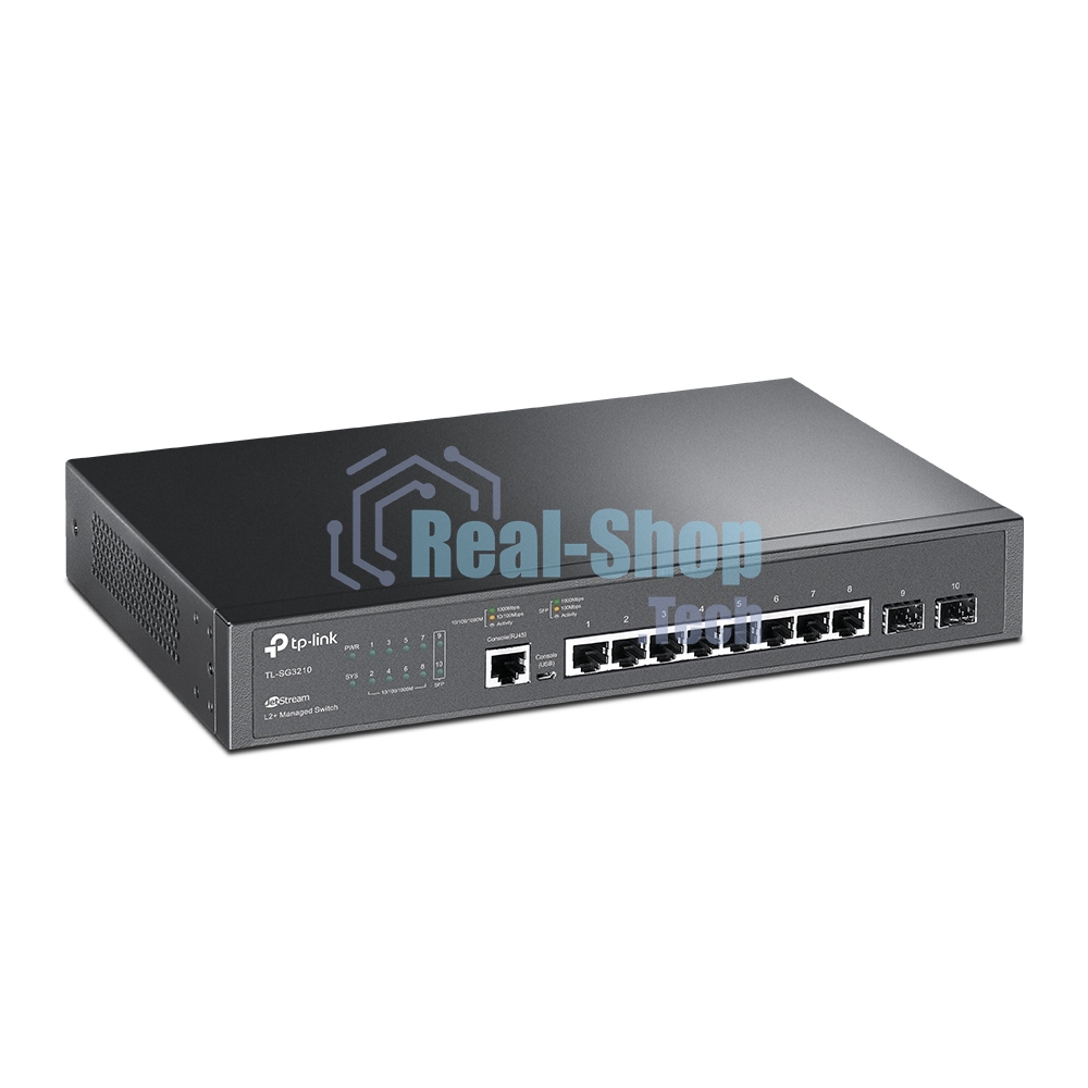 Коммутатор TP-Link SMB TL-SG3210 JetStream 8-Port Gigabit L2 Lite Managed Switch with 2 SFP Slots
