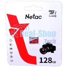 Флеш карта microSDHC 128Gb Netac P500 ECO NT02P500ECO-128G-S (без SD адаптера)
