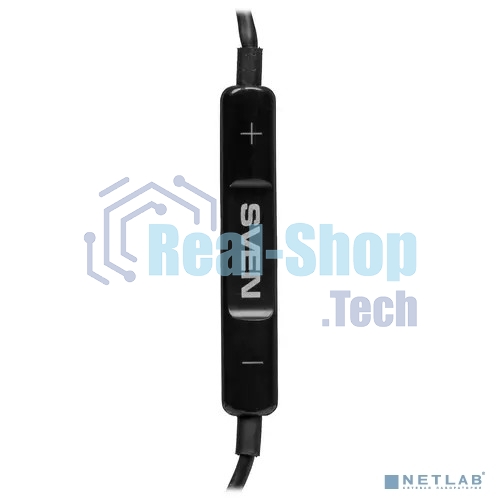 Наушники внутриканальные с микрофоном SVEN E-282M черный пульт