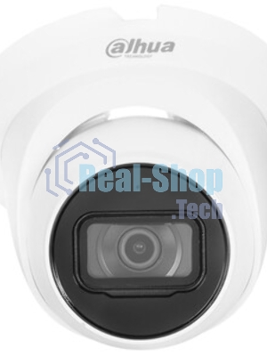 Уличная купольная IP-видеокамера Dahua 2Мп; 1/2.8” CMOS; объектив 2.8мм; механический ИК-фильтр; чувствительность 0.01лк@F2.0; сжатие: H.265+, H.265, H.264+, H.264, MJPEG; 2 потока до 2Мп@25к/с; ИК-по