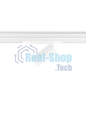 Управляемый светодиодный светильник для шинопровода Magnetic Ambrella light GL1231 WH белый IP20 24W 3000K-6400K 220V 36° D65*140 (Без ПДУ)