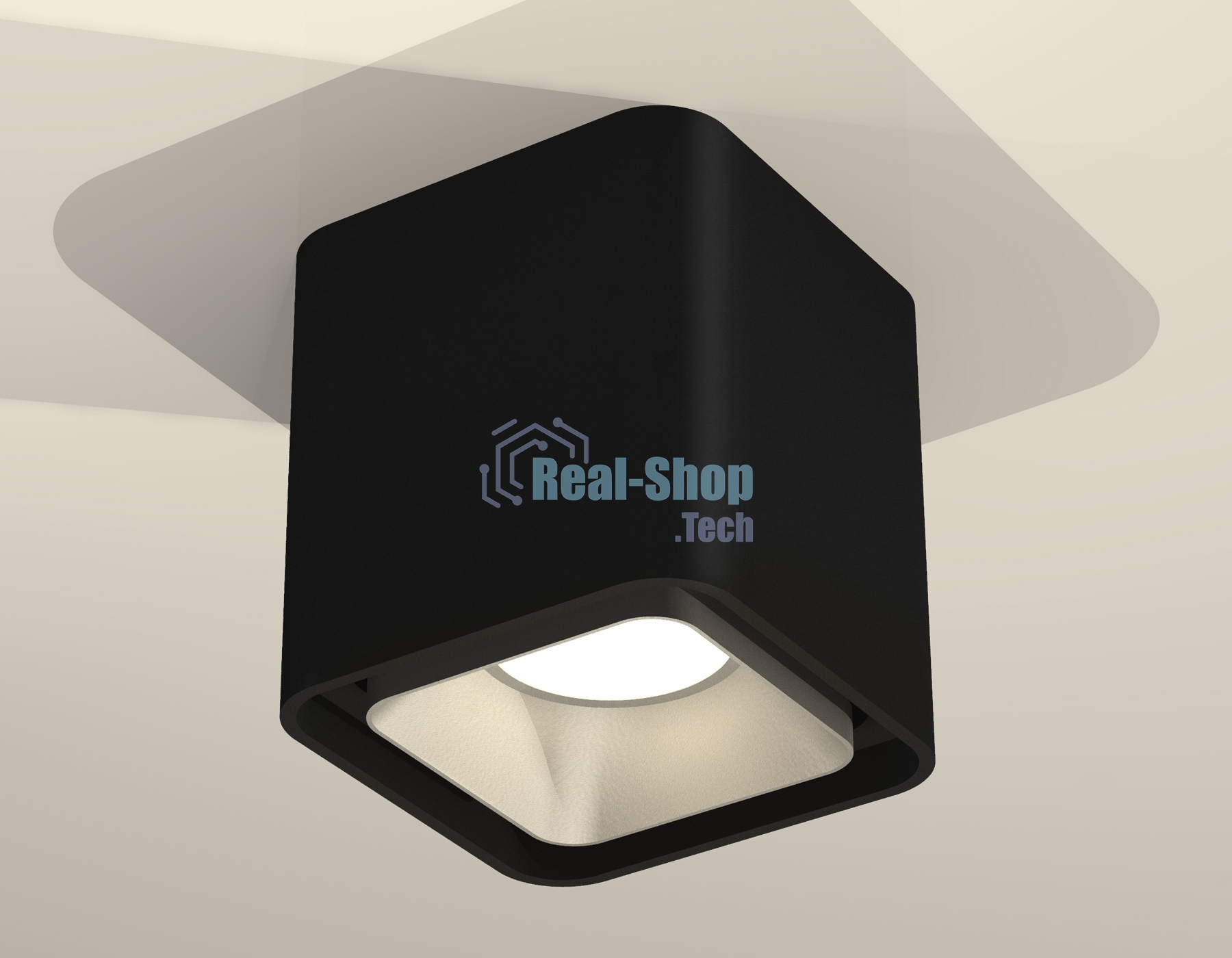 Светильник Ambrella Light XS7841003 SBK/SSL черный песок/серебро песок MR16 GU5.3 (C7841, N7703)