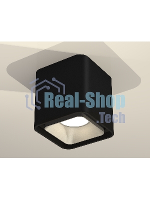 Светильник Ambrella Light XS7841003 SBK/SSL черный песок/серебро песок MR16 GU5.3 (C7841, N7703)