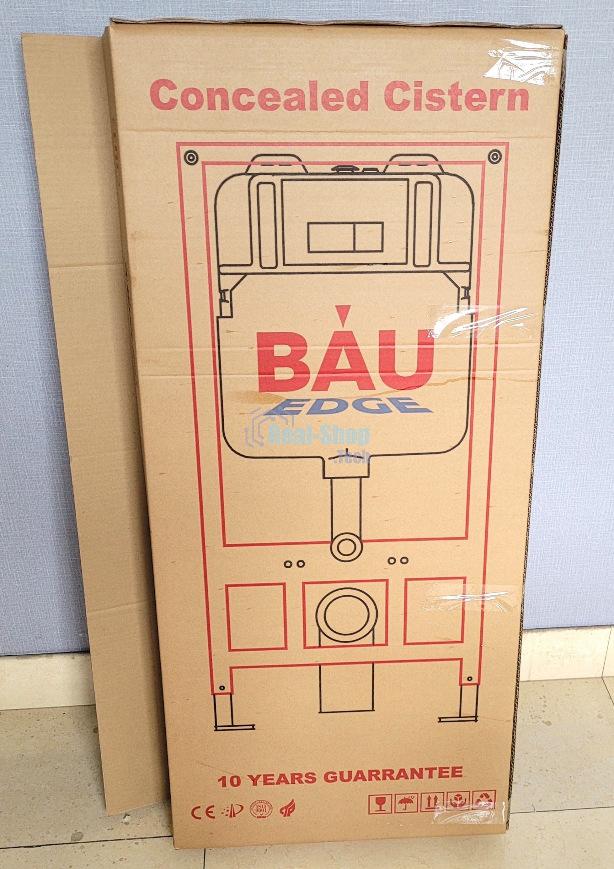 Инсталляция BAU PRO для подвесного унитаза, клавиша смыва BAU Stil антивандальная для системы двойного слива, нержавеющая сталь сатин