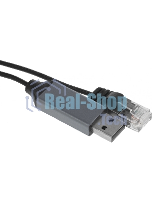 Кабель Buro BU-USB-A-LAN100-2m USB 2.0 A(m) RJ-45 (m) 2м (пакет)