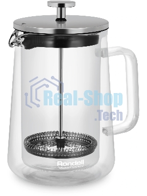 Френч-пресс с двойными стенками 1,0 л Rondell RDS-1824 Eletto