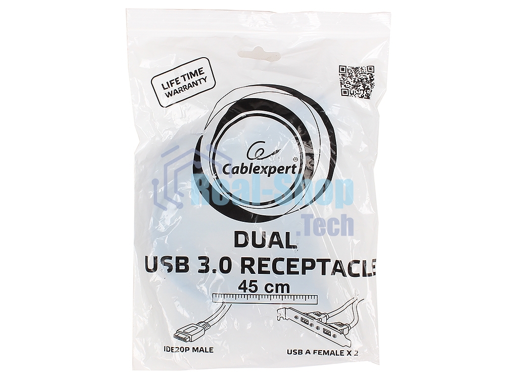 Кабель Gembird Планка в сист блок 2xUSB 3.0/20pin мат.платы (CC-USB3-RECEPTACLE)