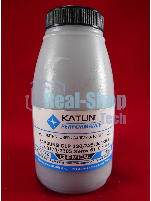 Тонер Samsung CLP 320/325/360/365, CLX 3170/3305, Xerox 6110 черный, химический (фл.90г.) Katun фас. Россия