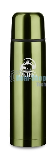 Термос Арктика 102-500 болотный, узкое горло 0,5 л классический, цветной, холод/тепло 24 ч
