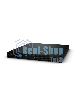 Источник бесперебойного питания Line-Interactive CyberPower PR1000ELCDRT1U 1000VA/800W USB/RS-232/EPO/SNMPslot (6 IEC С13)