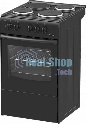 Плита электрическая Darina S EM 331 404 At антрацит/черный, конфорок 3 шт, духовка 50 л, 50 см x 85 см x 56 см