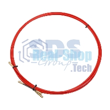 Протяжка кабельная Rexant (мини УЗК в бухте), стеклопруток, d=3,5 мм, 3 м, красная