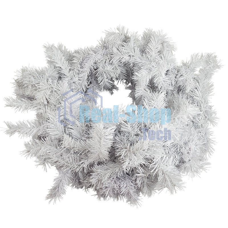 Белоснежный еловый шлейф Neon-night 2,7м