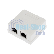 Рoзетка компьютерная внешняя Rexant 2-порта RJ-45 (8P8C), FTP экранированная, категория 6