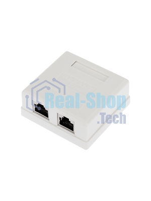 Рoзетка компьютерная внешняя Rexant 2-порта RJ-45 (8P8C), FTP экранированная, категория 6