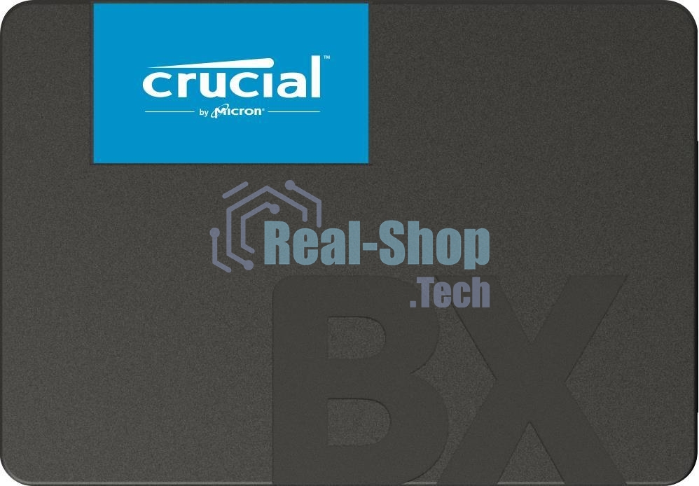 Накопитель SSD Crucial BX500, 2Tb, SATA III, 2.5