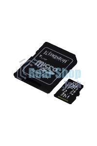 Флеш карта microSDHC 128Gb microSDXC Kingston SDCS2/128Gb Class10 UHS-I Canvas Select up to 100Mb/s с адапт.