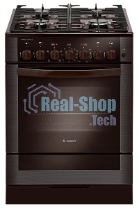 Плита комбинированная Gefest ПГЭ 6502-02 0045 коричневый, конфорок 4 газовых, духовка 55 л, 60 см x 85 см x 60 см