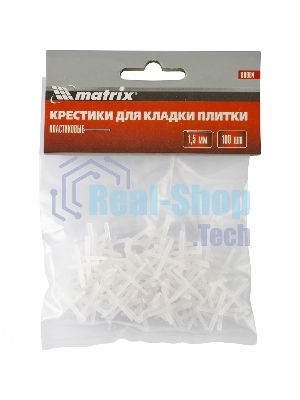 Крестики Matrix, 1,5 мм, для кладки плитки, 100 шт.