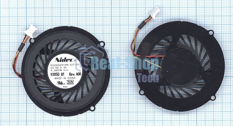 Вентилятор (кулер) для ноутбука Dell Studio 1440