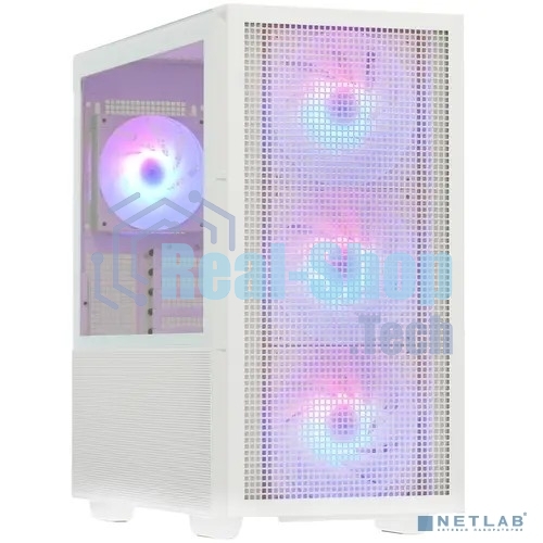 Компьютерный корпус Deepcool CH560 WH без БП, боковое окно (закаленное стекло)