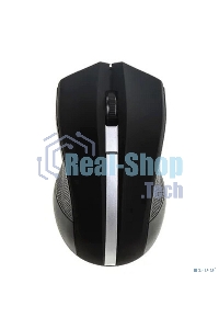 Мышь беспроводная Oklick 615MW черный/серебристый, 1000 dpi, радиоканал, USB, кнопки - 3