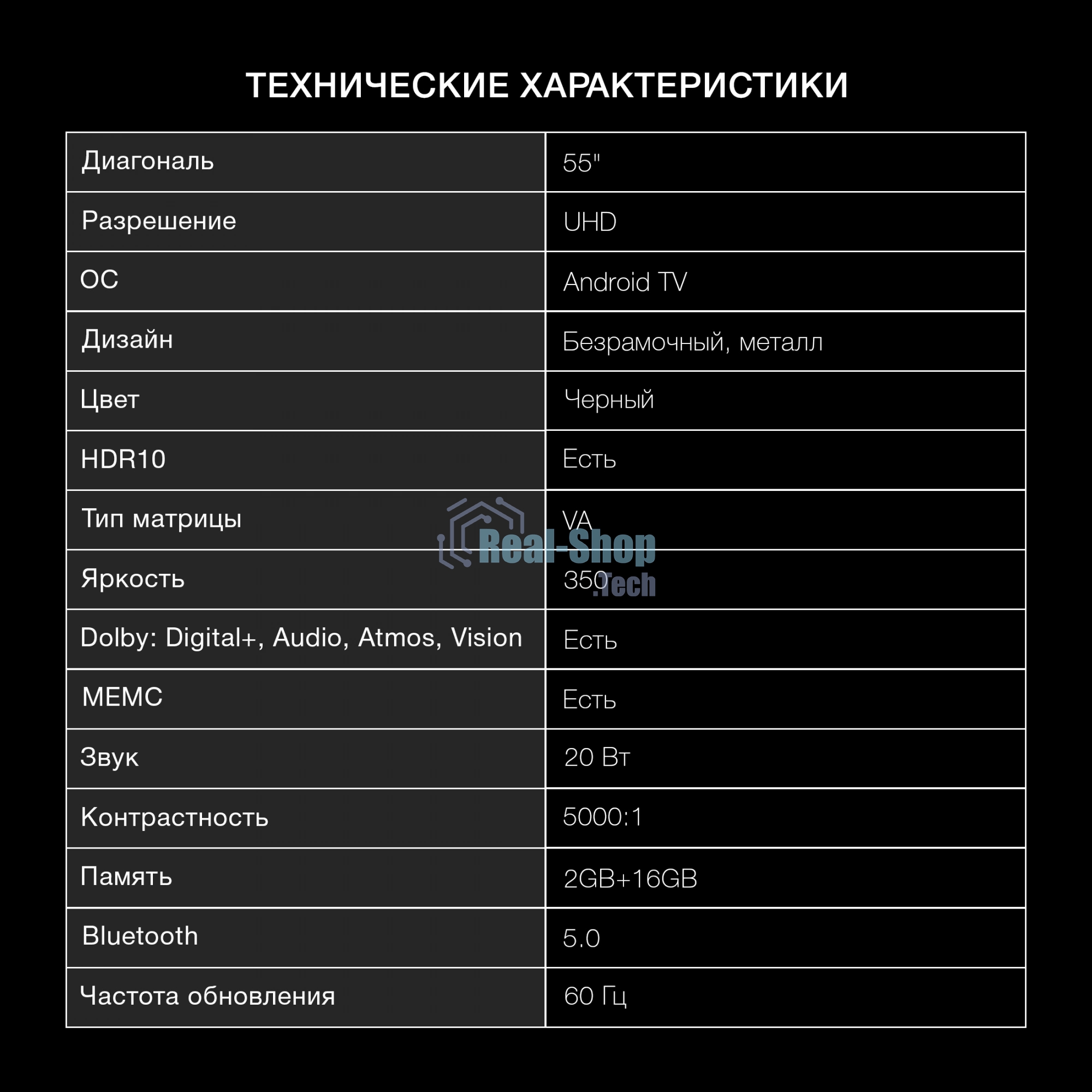 Телевизор Hyundai 55