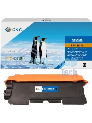 Картридж лазерный G&G, аналог Brother TN-2275 2.6k