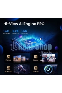 Телевизор Hisense 75'' 75U7Q PRO черный Mini LED UHD 144Hz Smart TV