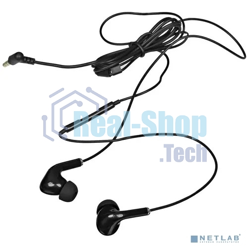 Наушники внутриканальные с микрофоном SVEN E-282M черный пульт