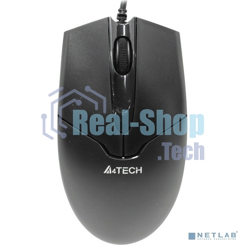 Мышь проводная A4Tech OP-550NU черный, 1000 dpi, USB, кнопки - 3