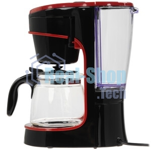 Кофеварка капельная SUPRA CMS-0655 черный/красный, исп. кофе - молотый, 720 мл, 750 Вт.