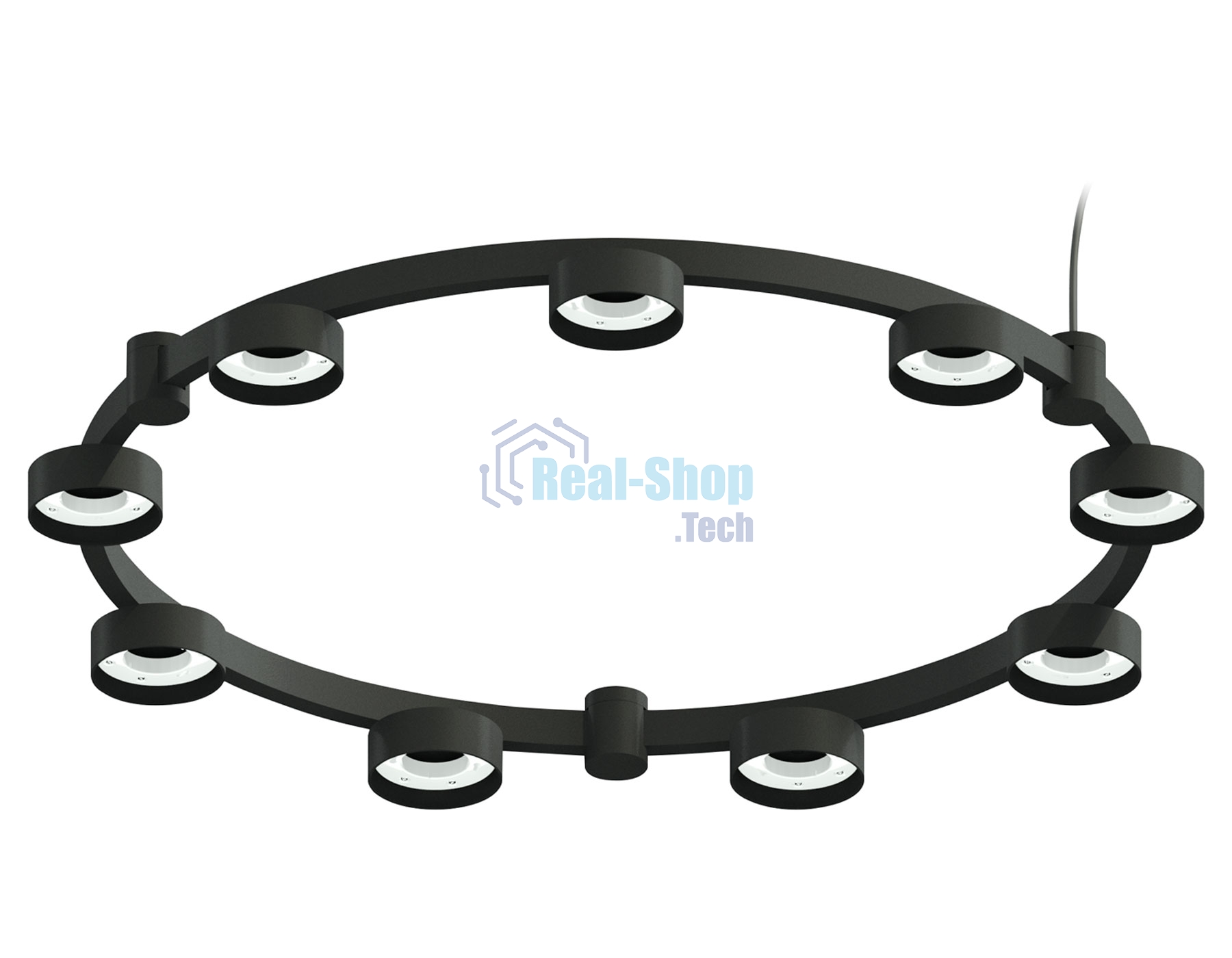 Корпус светильника C9242/9 SBK черный песок D740*70.5mm GX53/9
